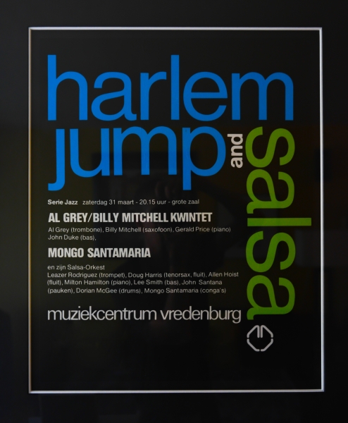 Harlem Jump Salsa Poster - Utrecht Netherlands 1980