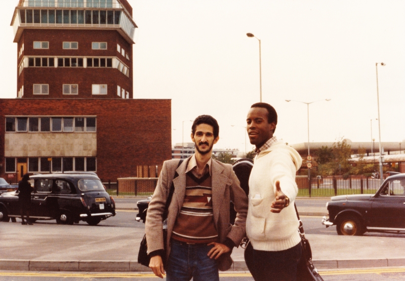 With Allen Hoist - Heathrow Airport -London 1980