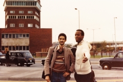 With Allen Hoist - Heathrow Airport -London 1980
